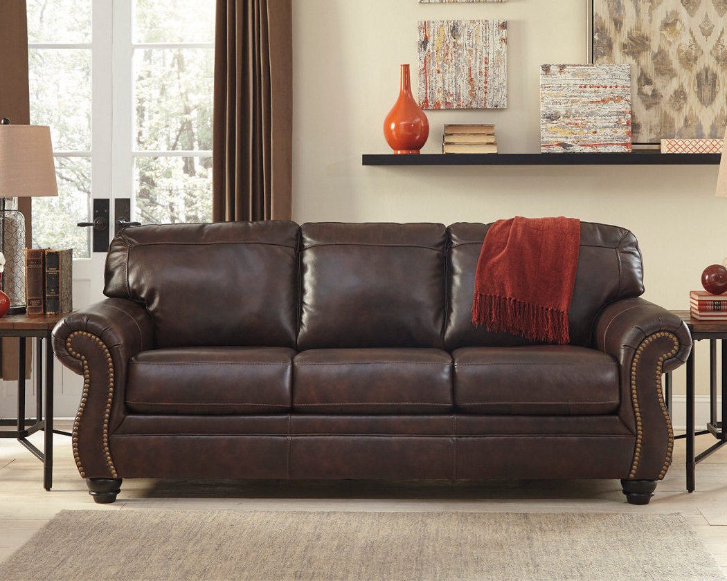 Covington Leather Sofa Pic 1